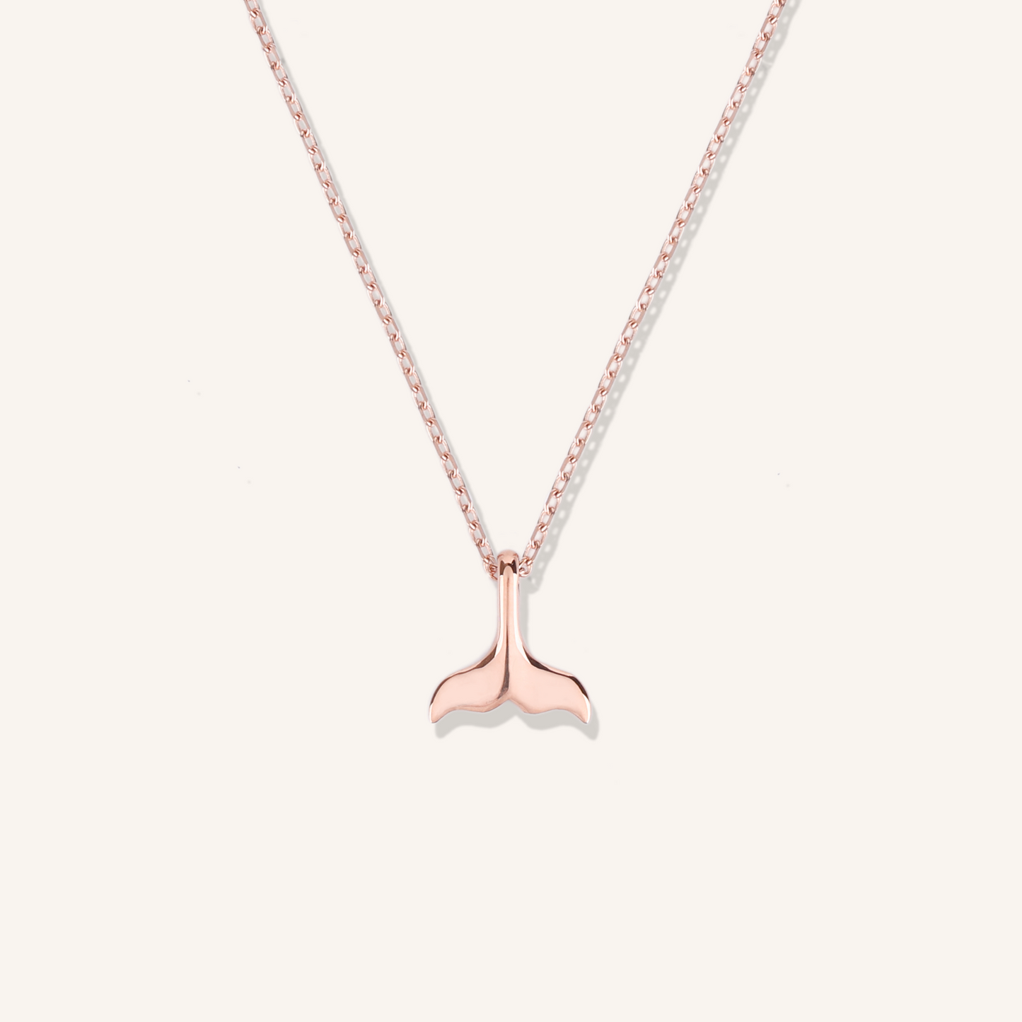 웨일 테일 목걸이