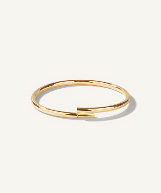 옐로우 골드 | Classic Bangle, detail 1