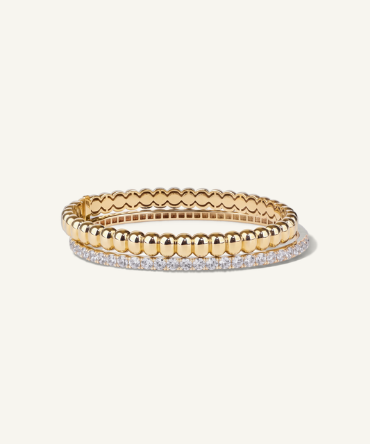 옐로우 골드 | Pillow Bangle, detail 1