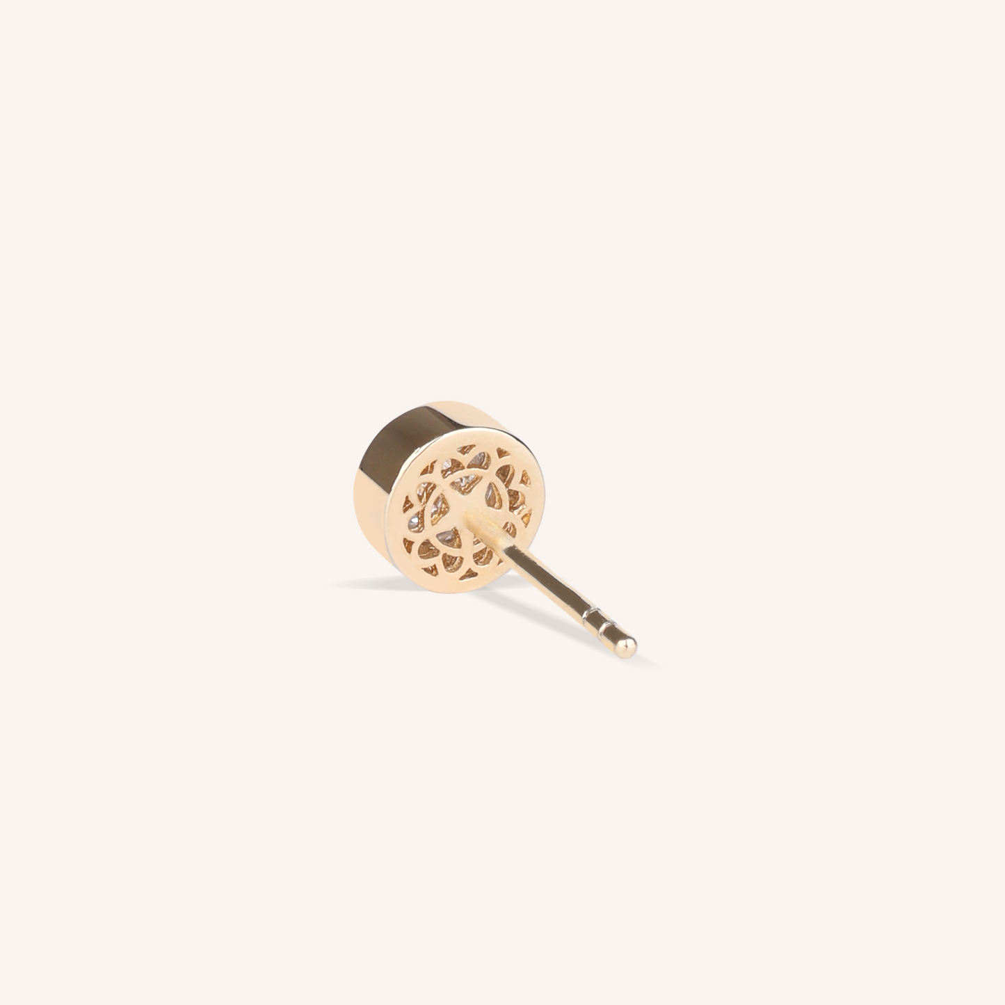 0.3ct 랩그로운 다이아몬드 베젤 스터드 귀걸이