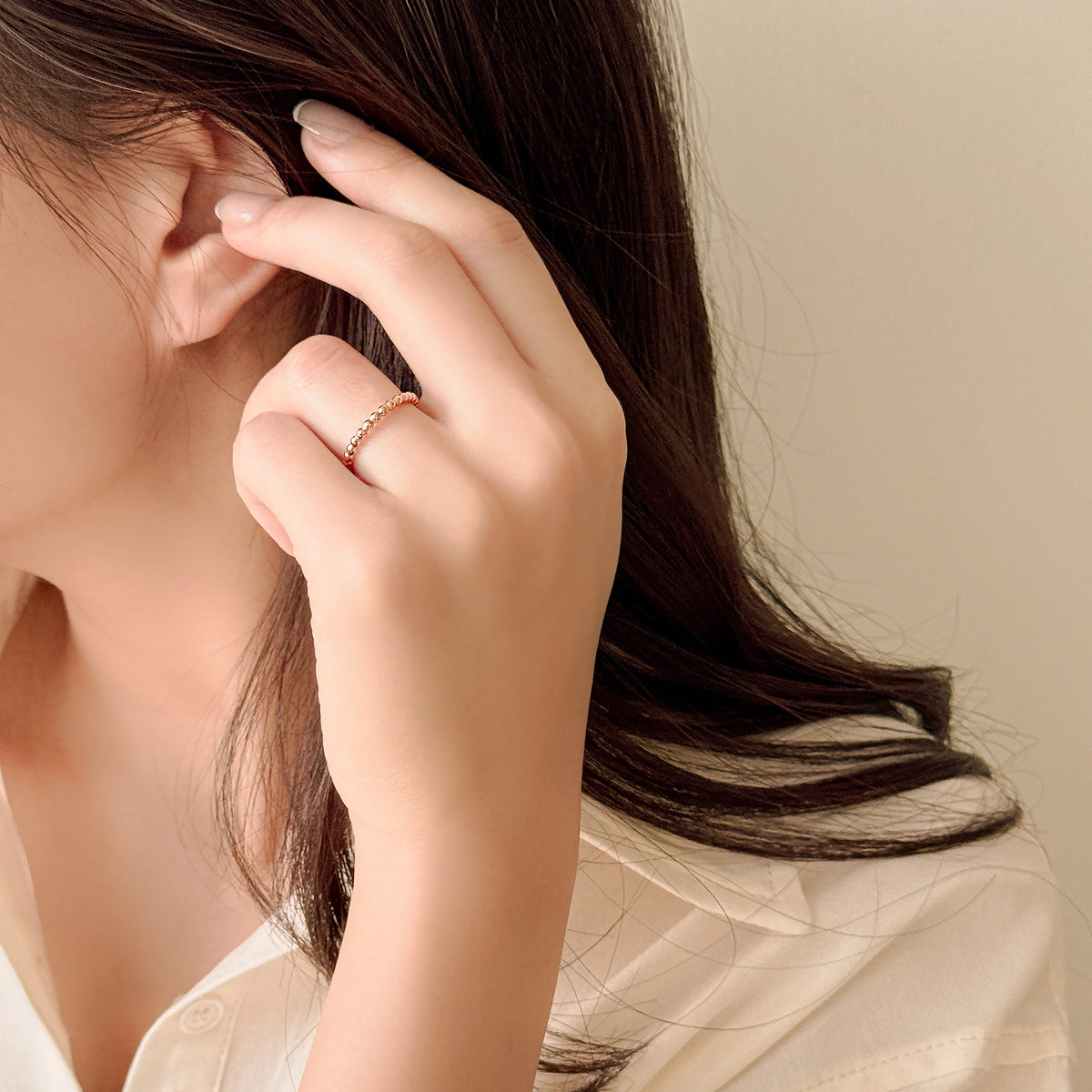 2mm 비드 반지