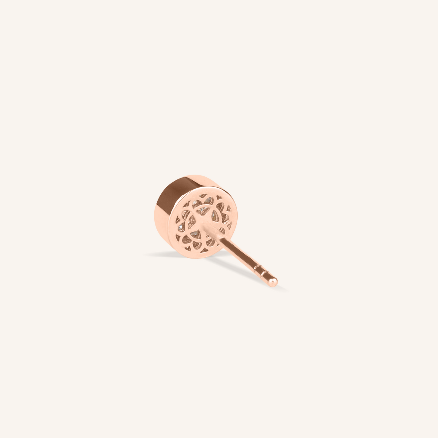 0.3ct 랩그로운 다이아몬드 베젤 스터드 귀걸이