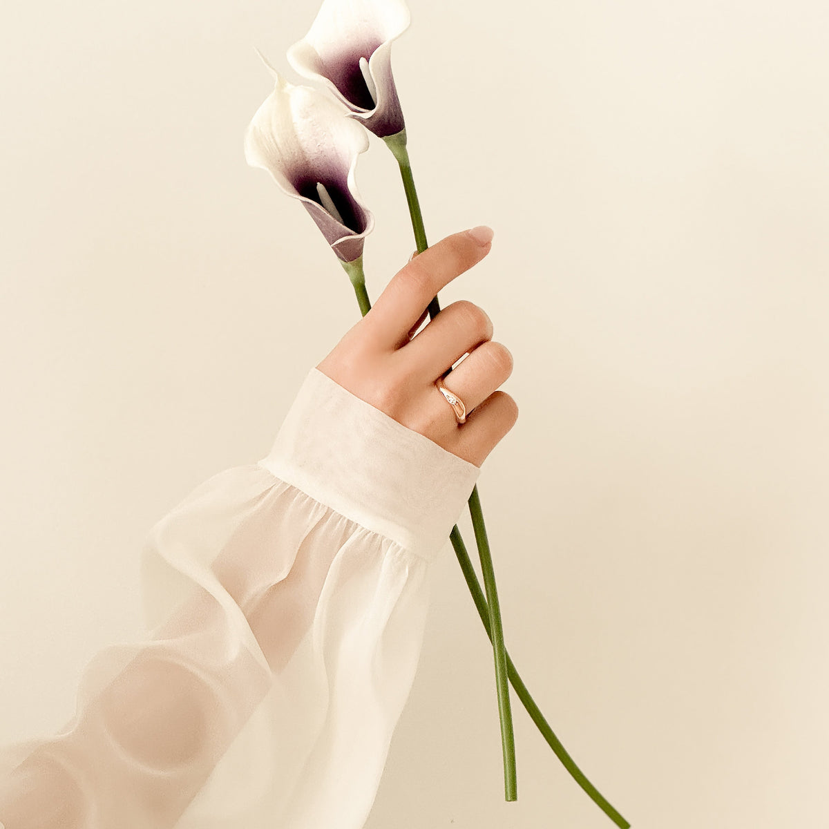 웨이브 반지