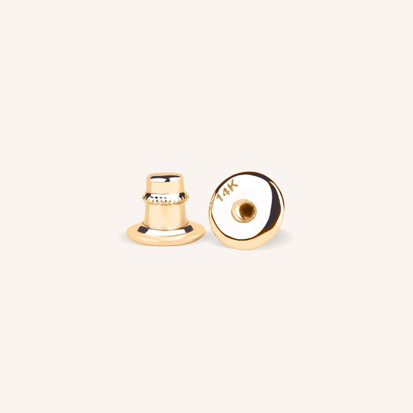 0.3ct 랩그로운 다이아몬드 베젤 파베 스터드 귀걸이