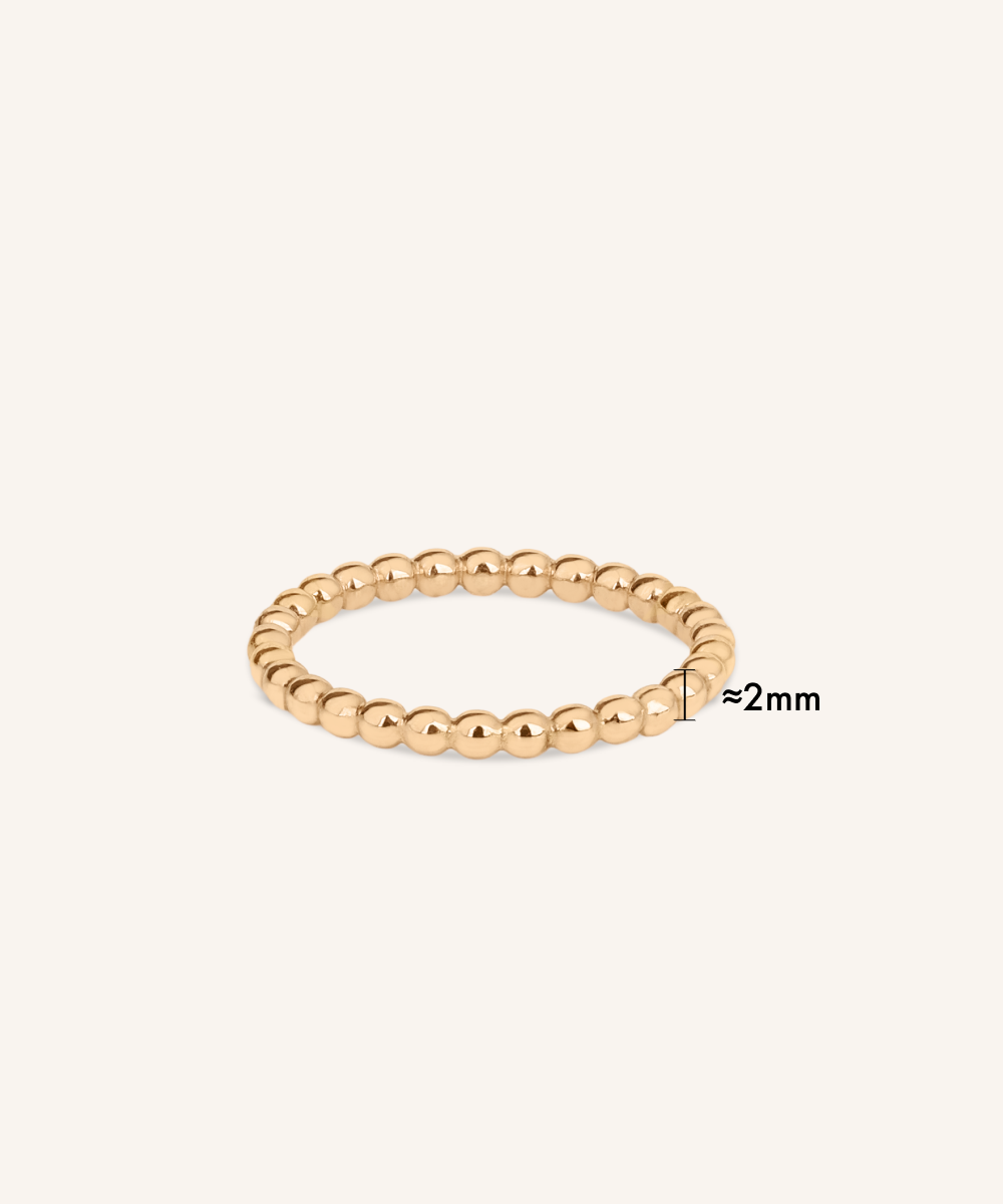 2mm 비드 반지