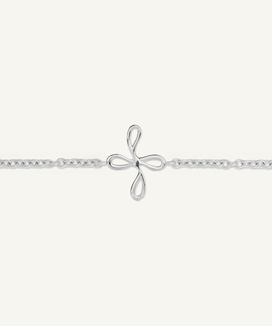 화이트 골드 | Bloom Bracelet