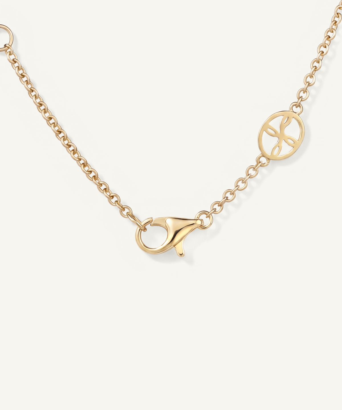 옐로우 골드 | Bloom Necklace, clasp