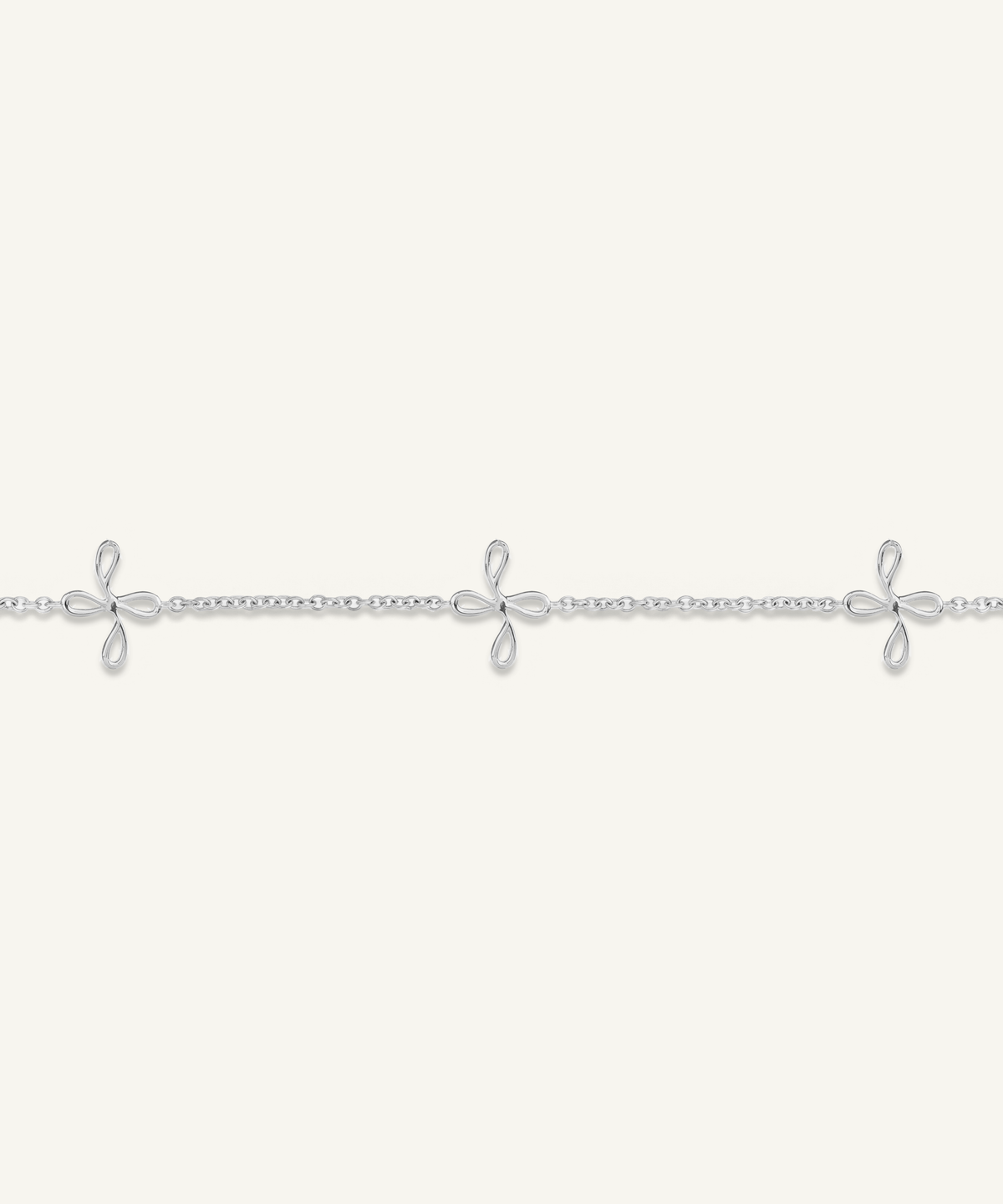 화이트 골드 | Bloom Bracelet, 3 Motifs