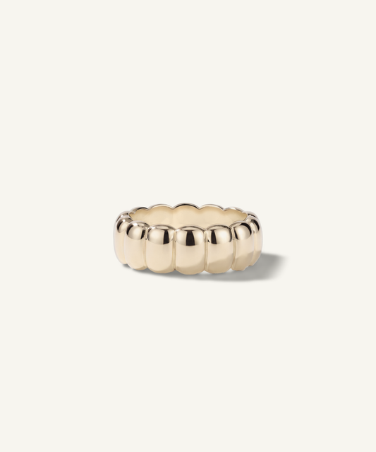 샴페인 골드 | Bold Pillow Ring