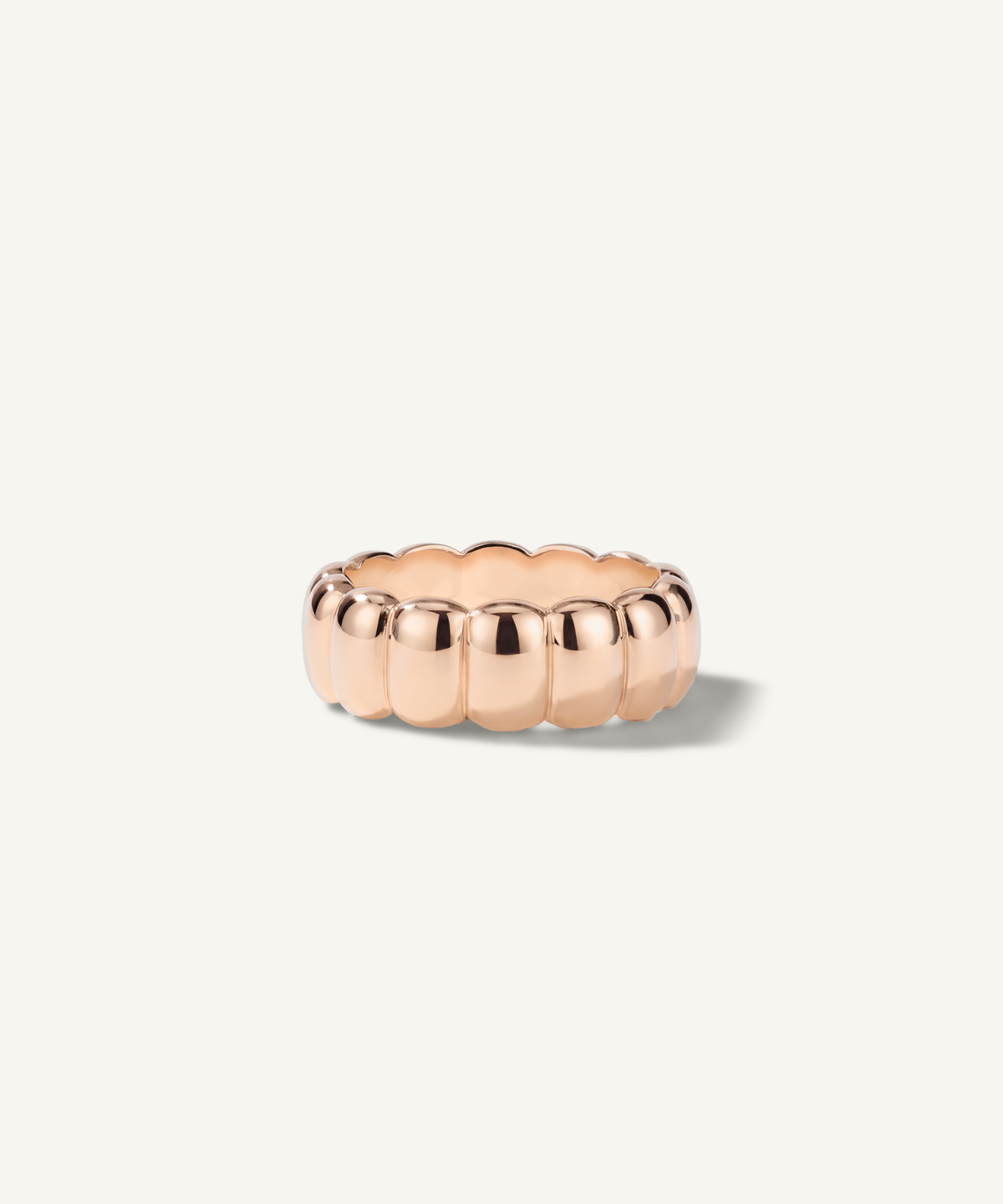 로즈 골드 | Bold Pillow Ring