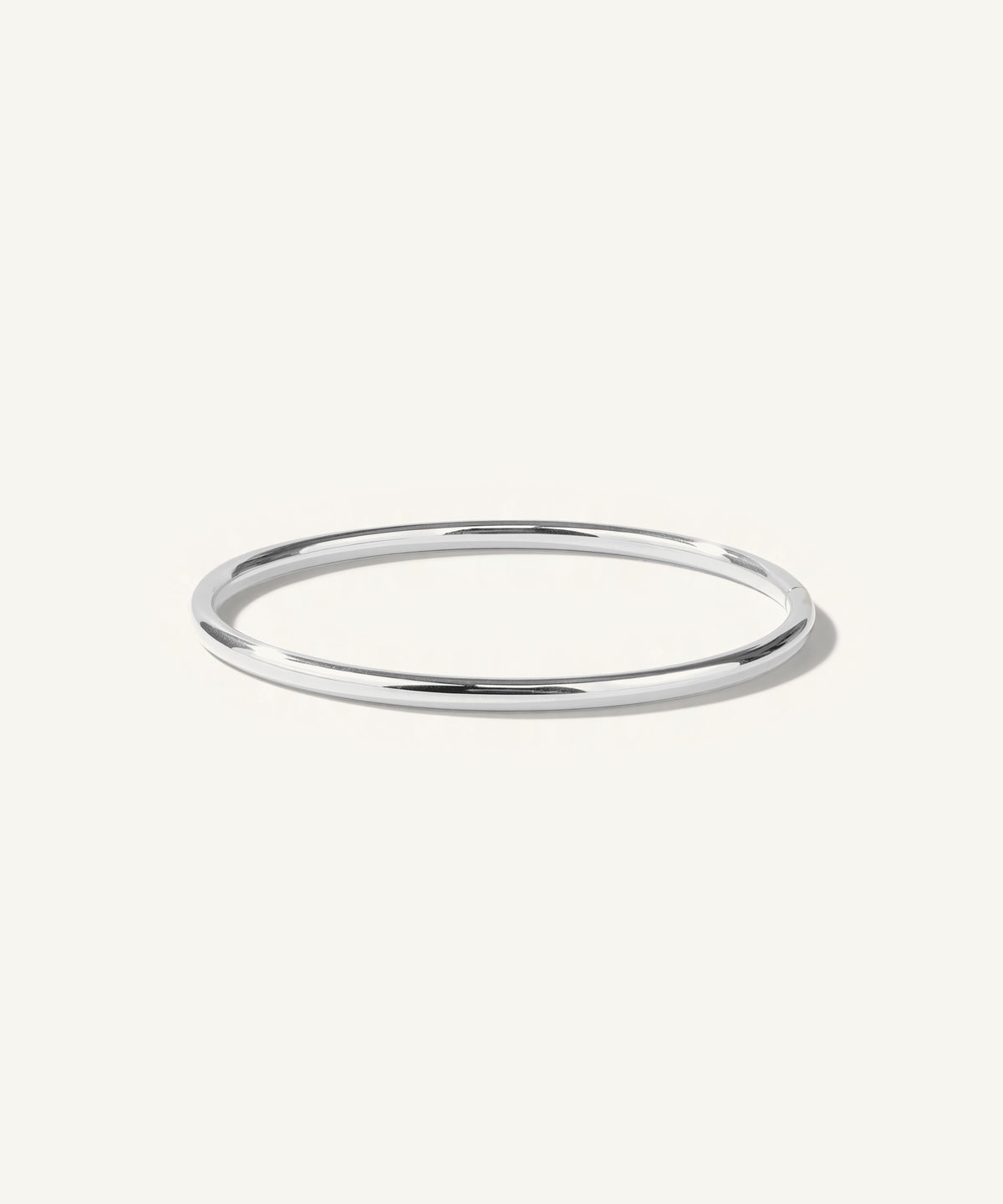 화이트 골드 | Classic Bangle