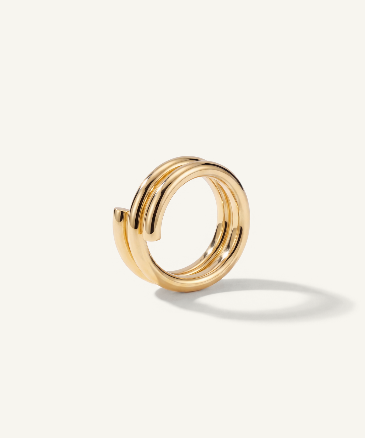 옐로우 골드 | Coil Ring, detail
