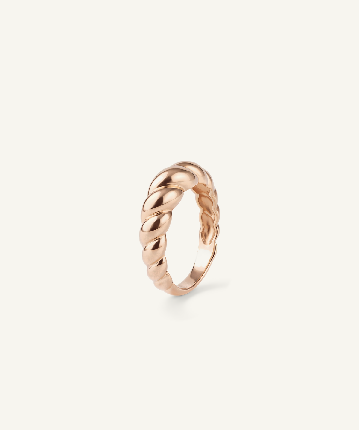 로즈 골드 | Croissant Ring, detail