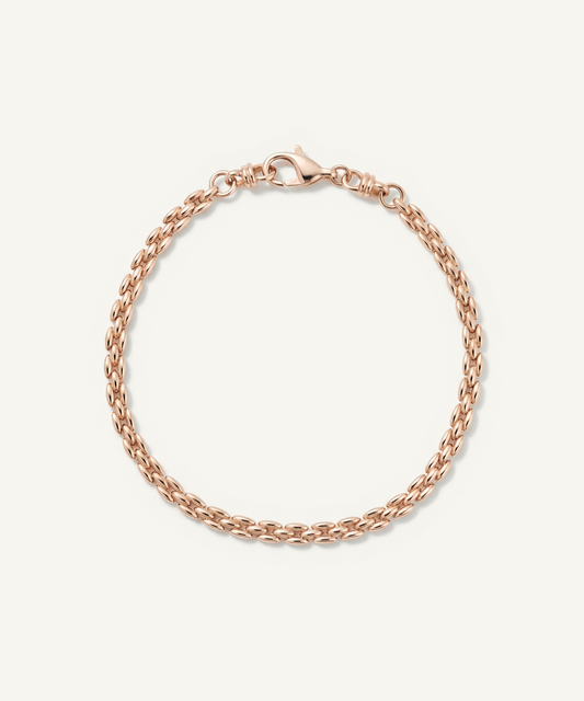 로즈 골드 | Grain Link Bracelet