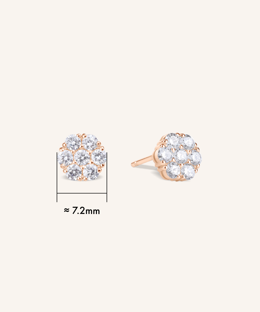 화온 스터드 귀걸이