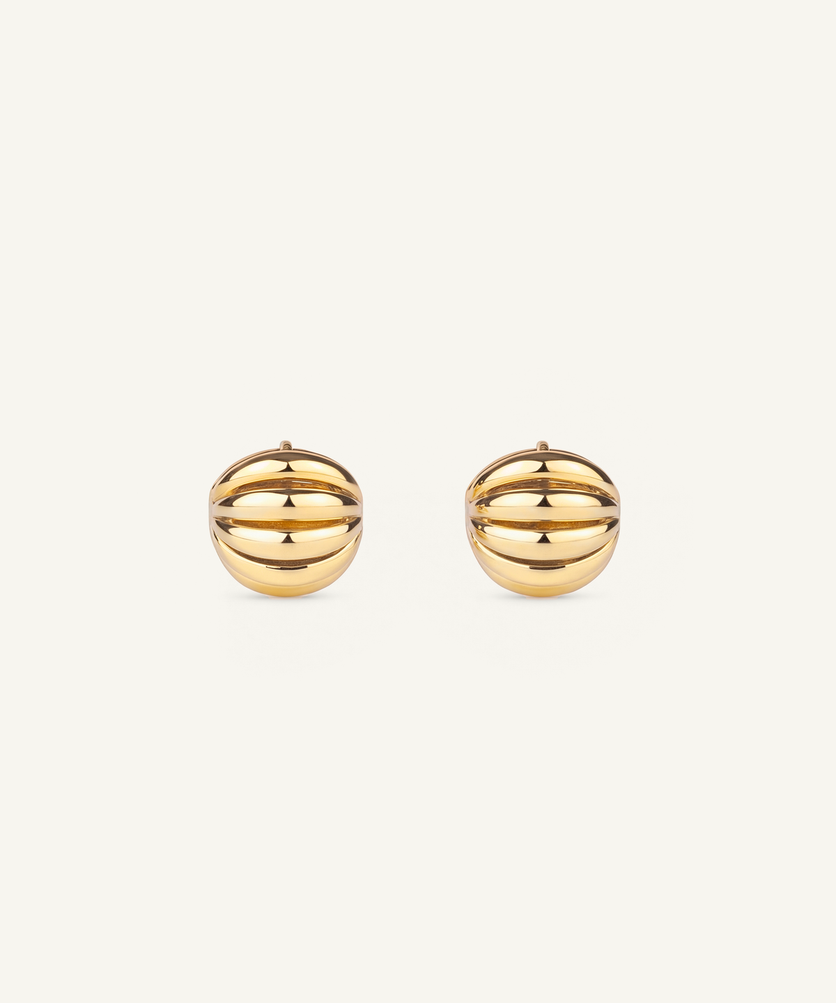 옐로우 골드 | Madeleine Hoop Earrings
