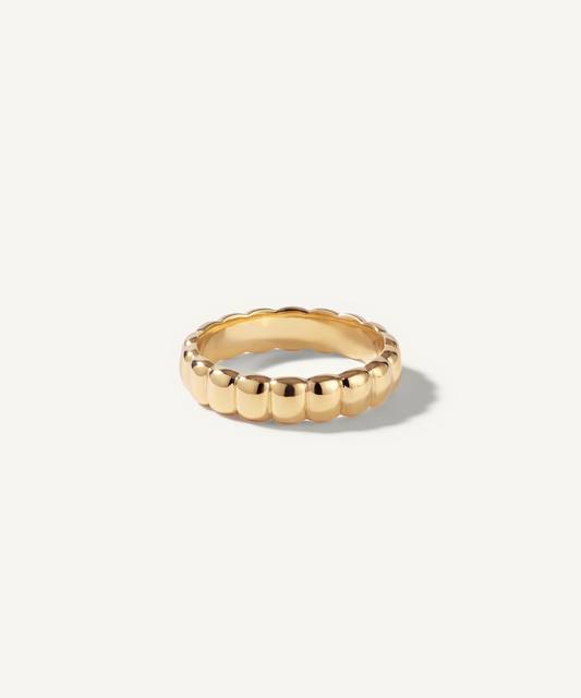 옐로우 골드 | Petite Pillow Ring