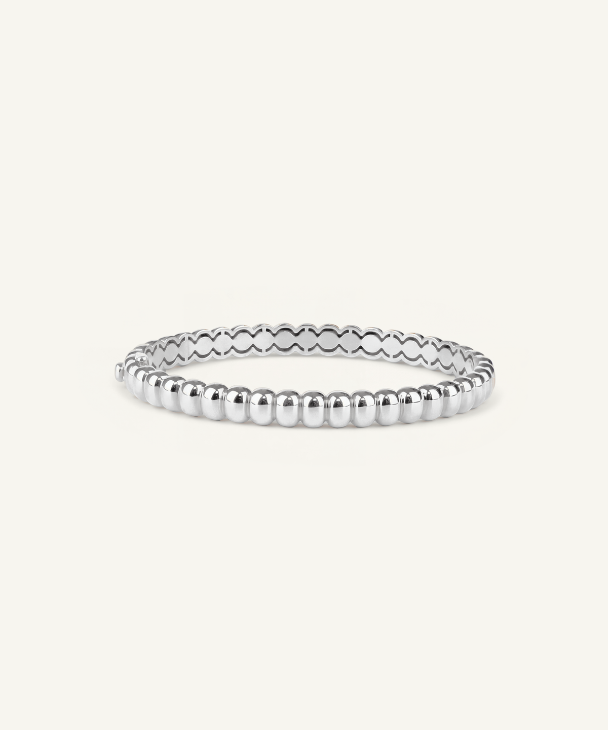 화이트 골드 | Pillow Bangle