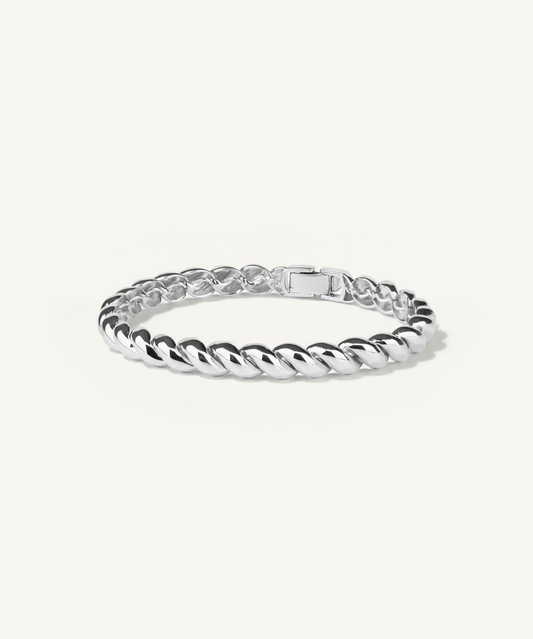 화이트 골드 | Brioche Bracelet