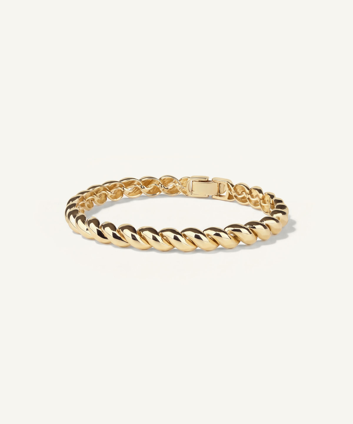 옐로우 골드 | Brioche Bracelet