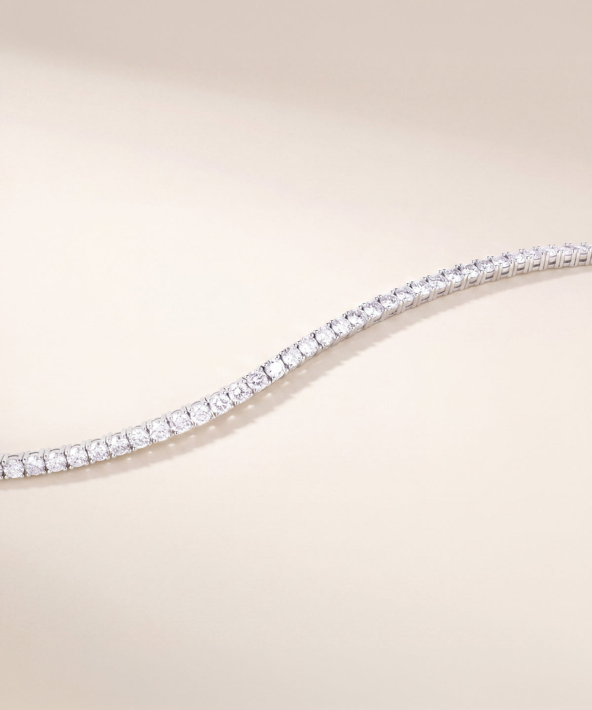 3mm 랩그로운 다이아몬드 테니스 팔찌