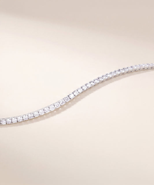 3mm 랩그로운 다이아몬드 테니스 팔찌