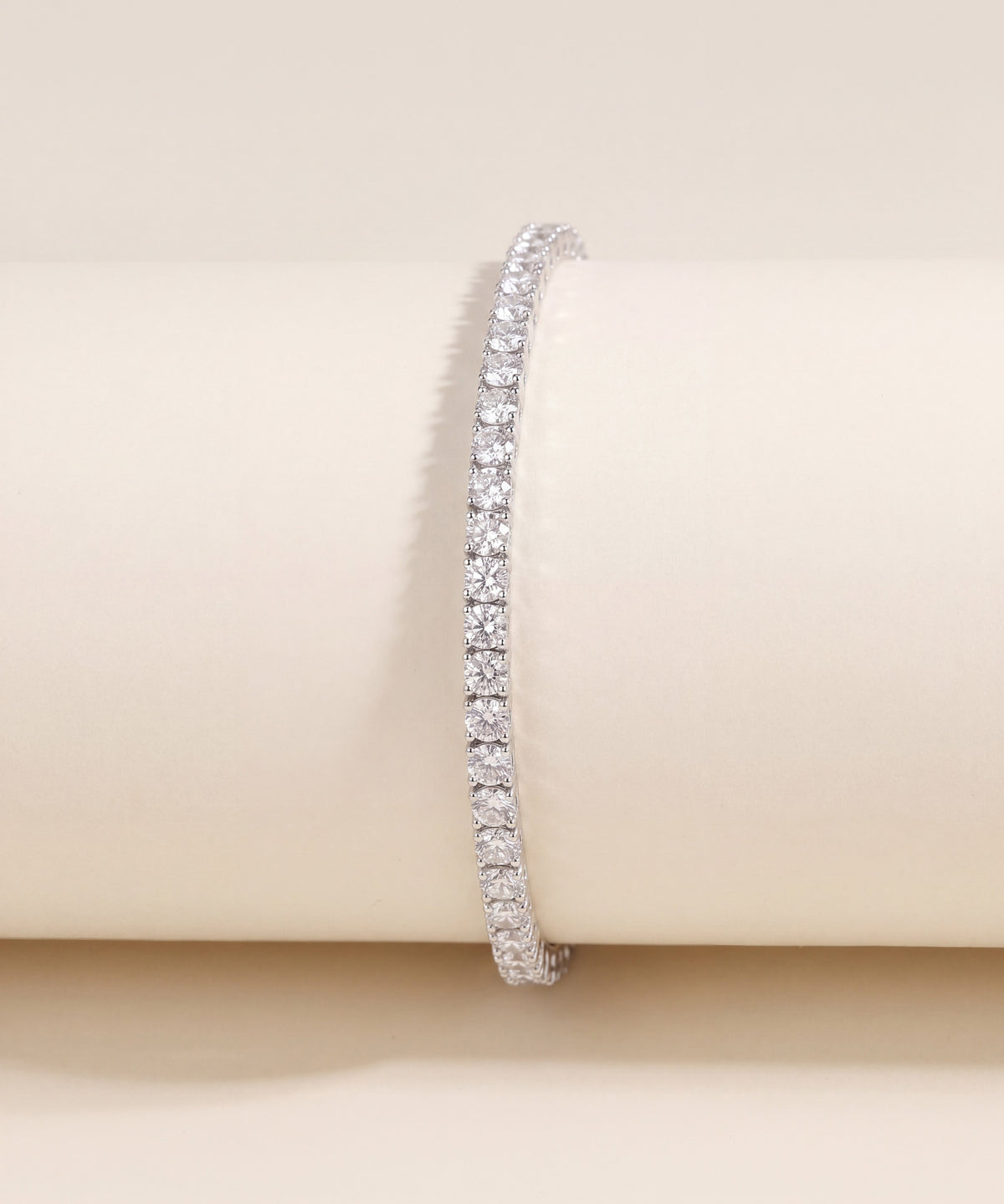 3mm 랩그로운 다이아몬드 테니스 팔찌